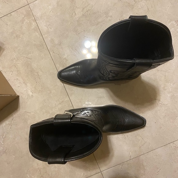 BA&SH  Cruz embroidered leather boots! NEW! - Picture 9 of 9